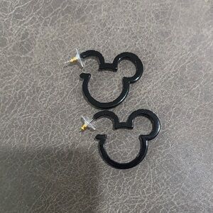 BaubleBar Black Mickey Earrings